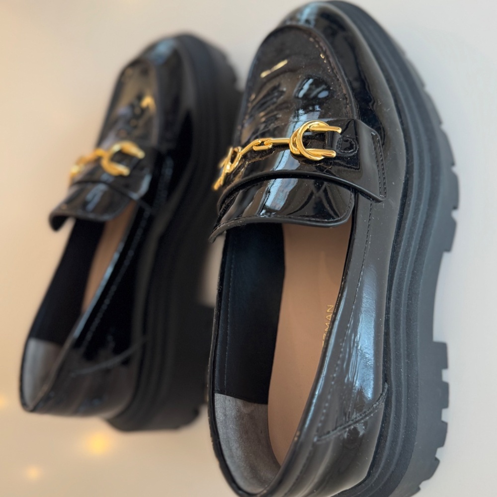 Stuart Weitzman Platformed Discontinued Loafers - image 5